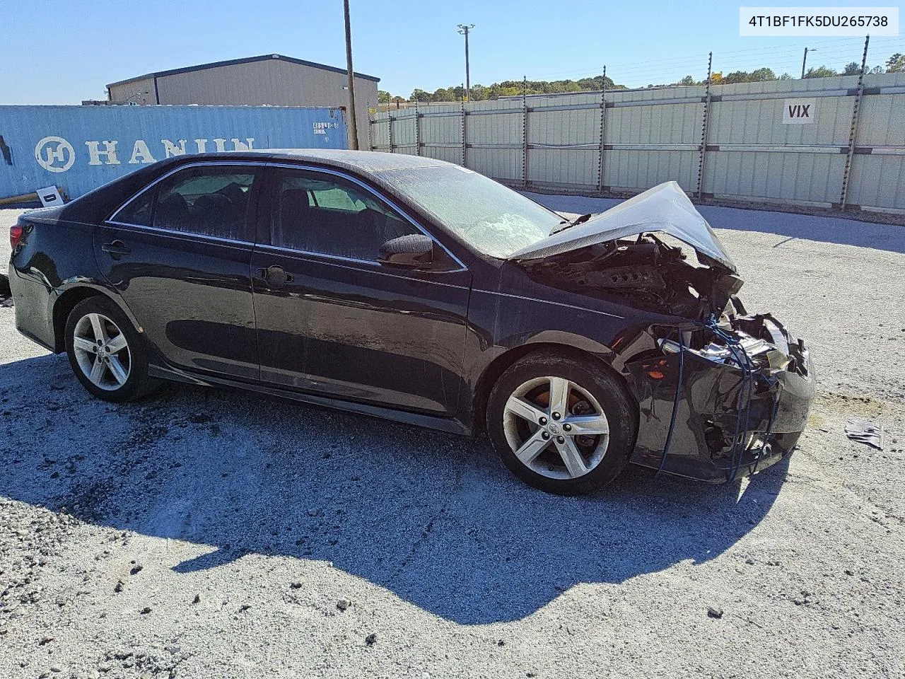 2013 Toyota Camry L VIN: 4T1BF1FK5DU265738 Lot: 76101494