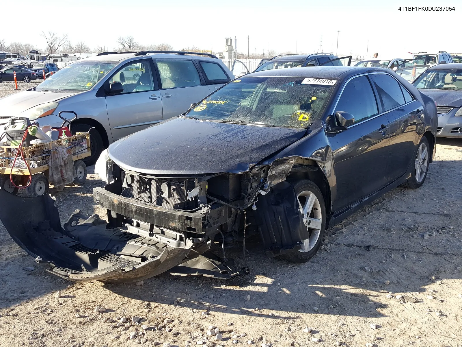 2013 Toyota Camry L VIN: 4T1BF1FK0DU237054 Lot: 76793124