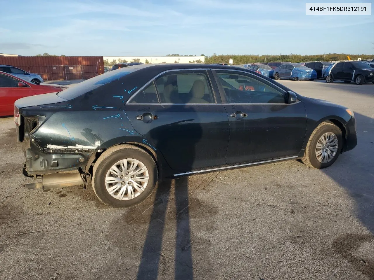 2013 Toyota Camry L VIN: 4T4BF1FK5DR312191 Lot: 76831694