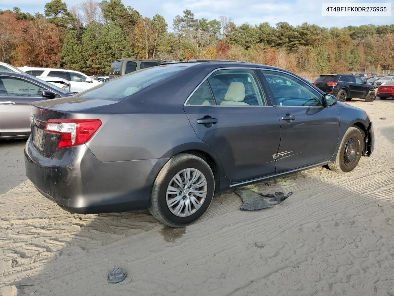 2013 Toyota Camry L VIN: 4T4BF1FK0DR275955 Lot: 76895794