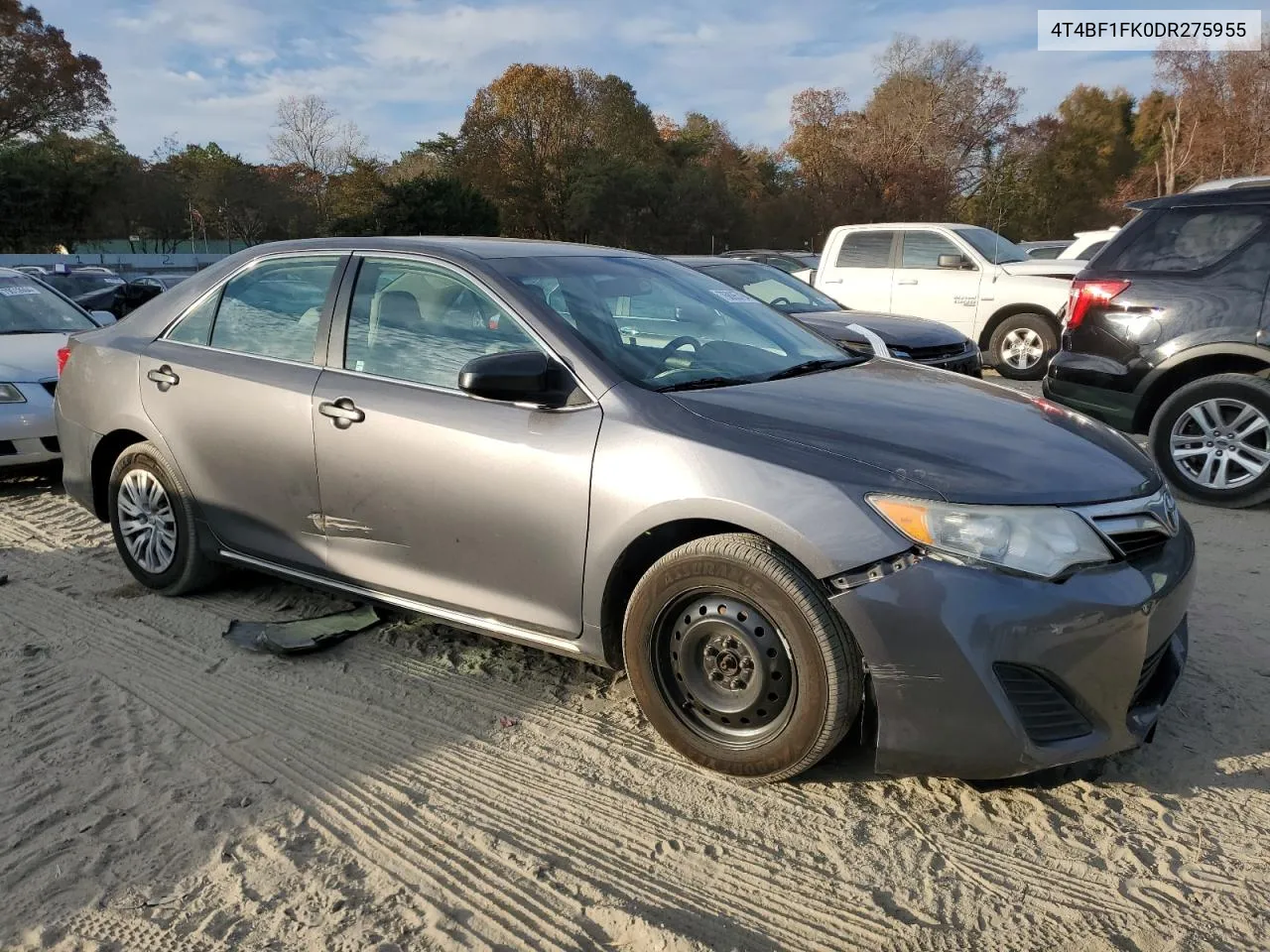 2013 Toyota Camry L VIN: 4T4BF1FK0DR275955 Lot: 76895794