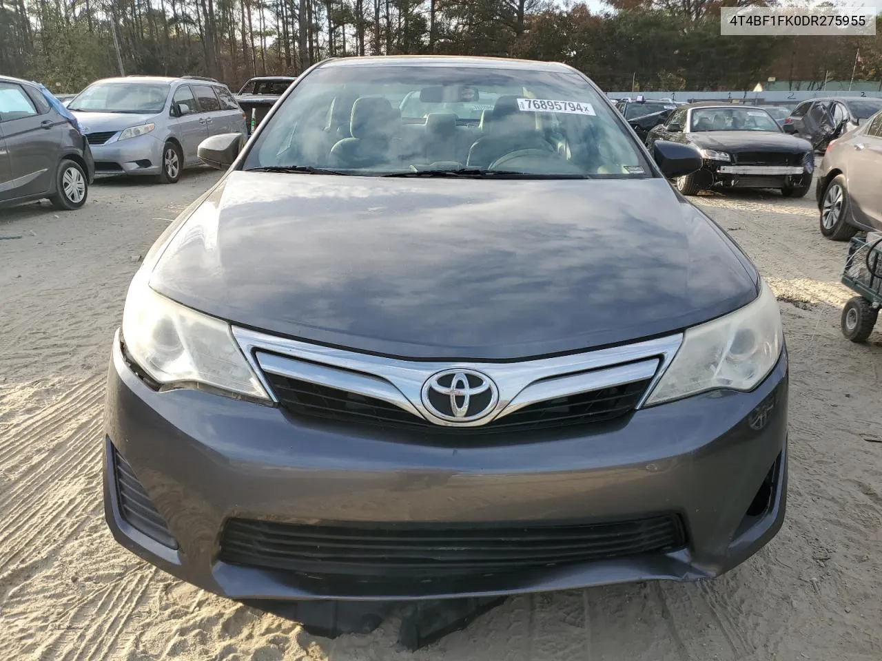 2013 Toyota Camry L VIN: 4T4BF1FK0DR275955 Lot: 76895794