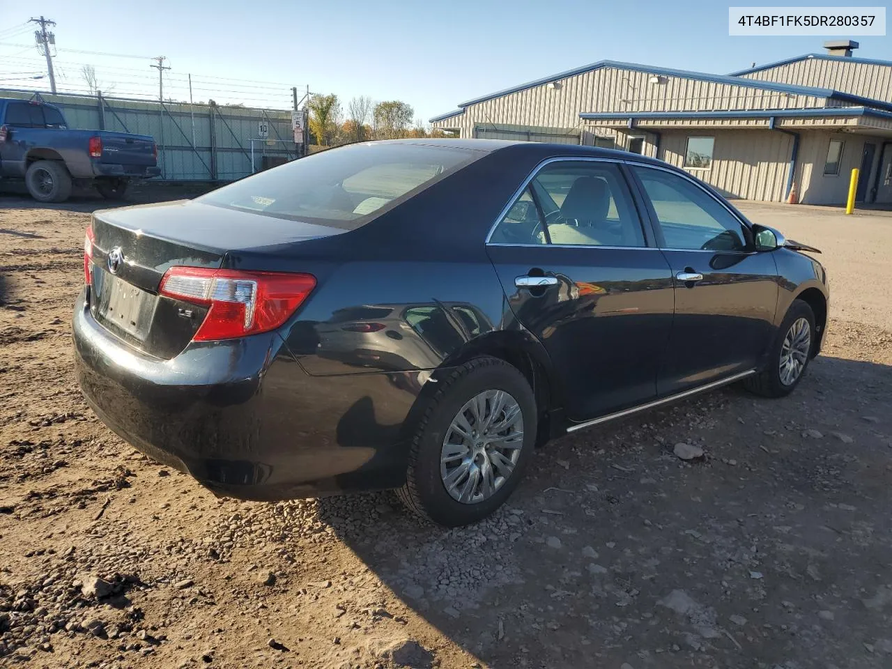 2013 Toyota Camry L VIN: 4T4BF1FK5DR280357 Lot: 77067064