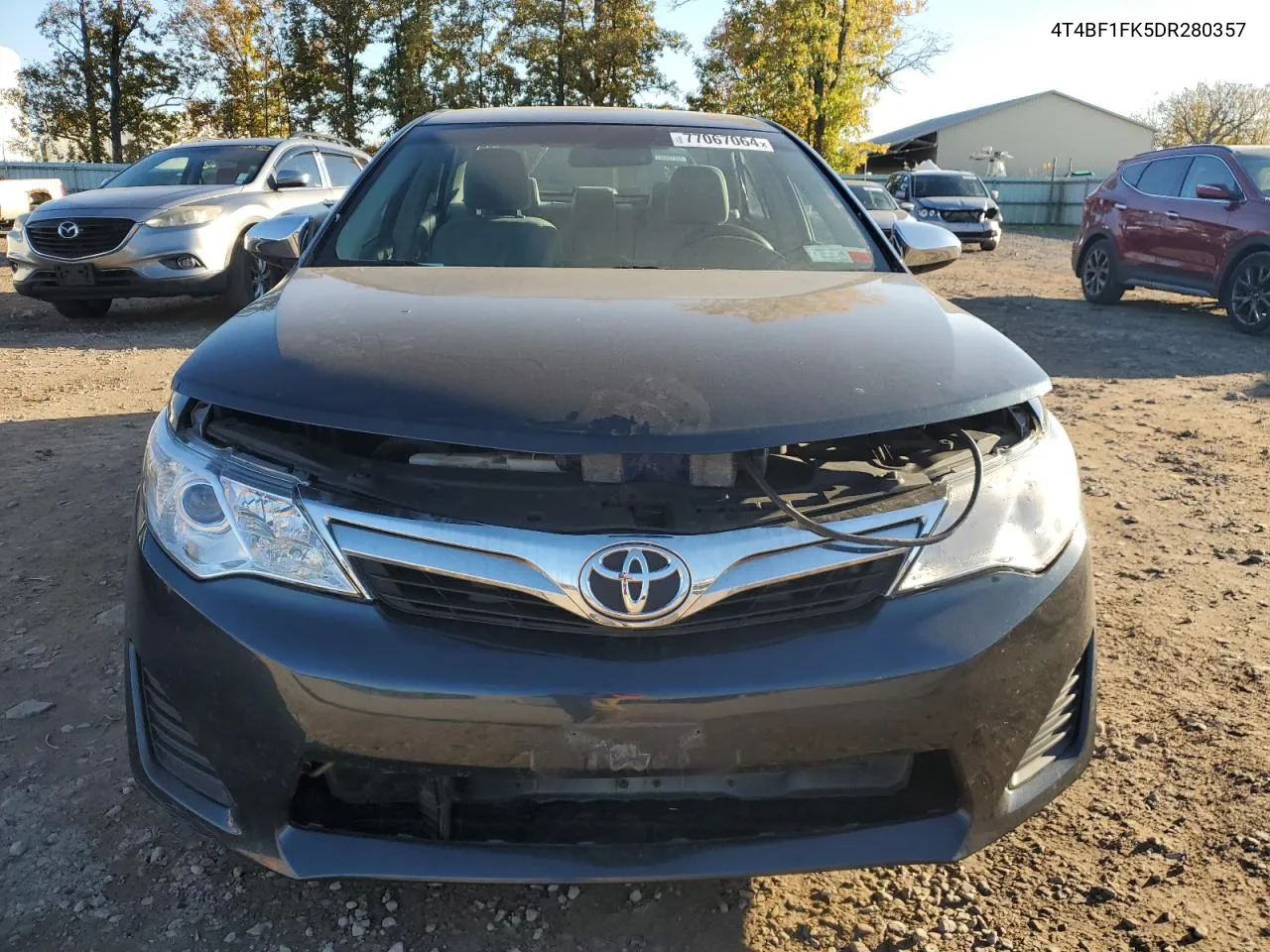 2013 Toyota Camry L VIN: 4T4BF1FK5DR280357 Lot: 77067064