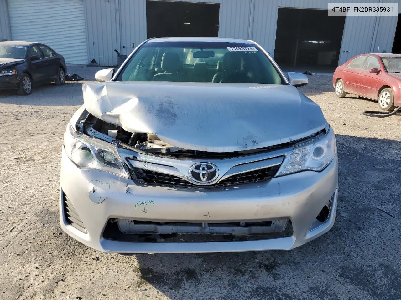 2013 Toyota Camry L VIN: 4T4BF1FK2DR335931 Lot: 77085724