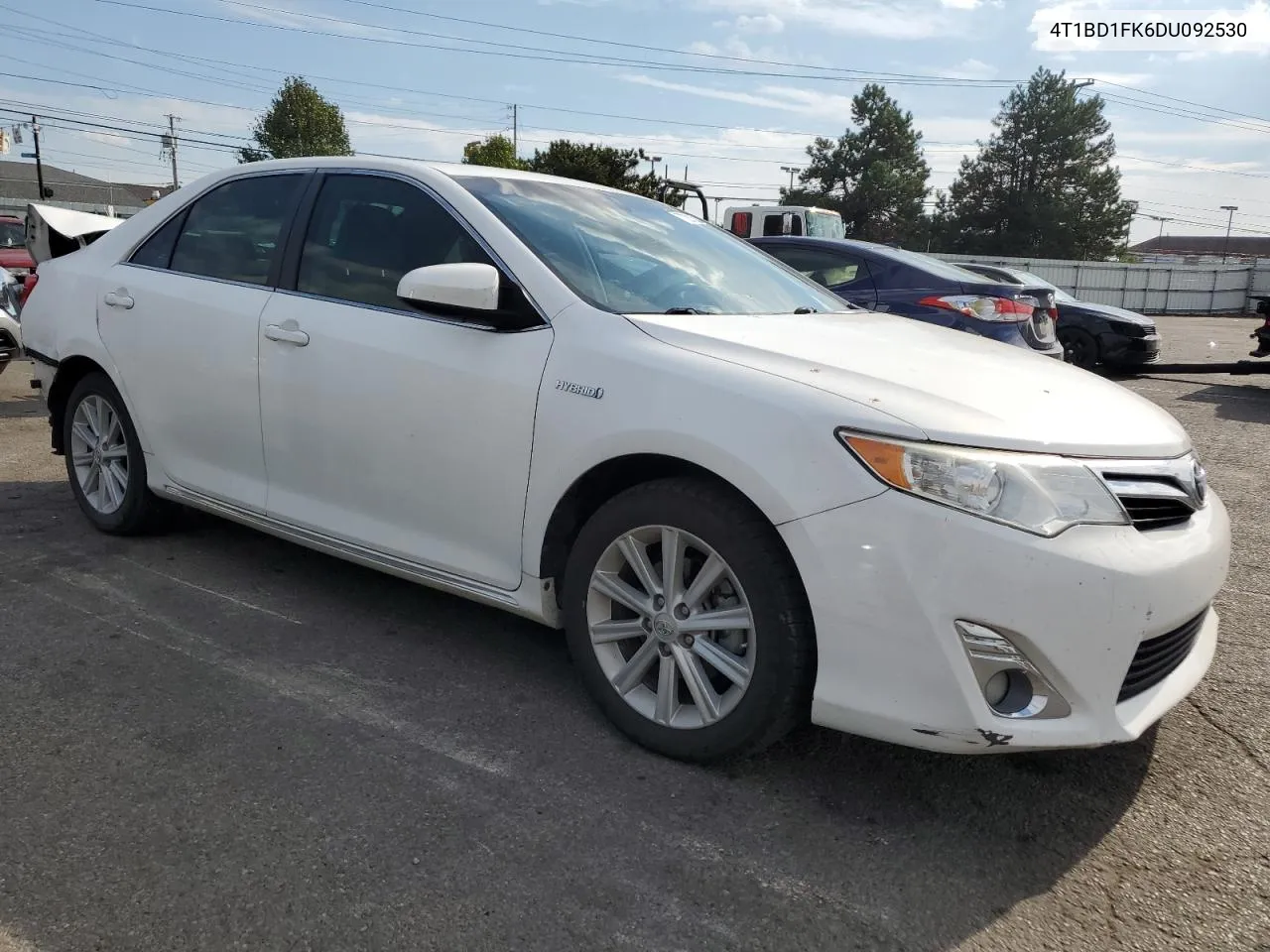 2013 Toyota Camry Hybrid VIN: 4T1BD1FK6DU092530 Lot: 77281384