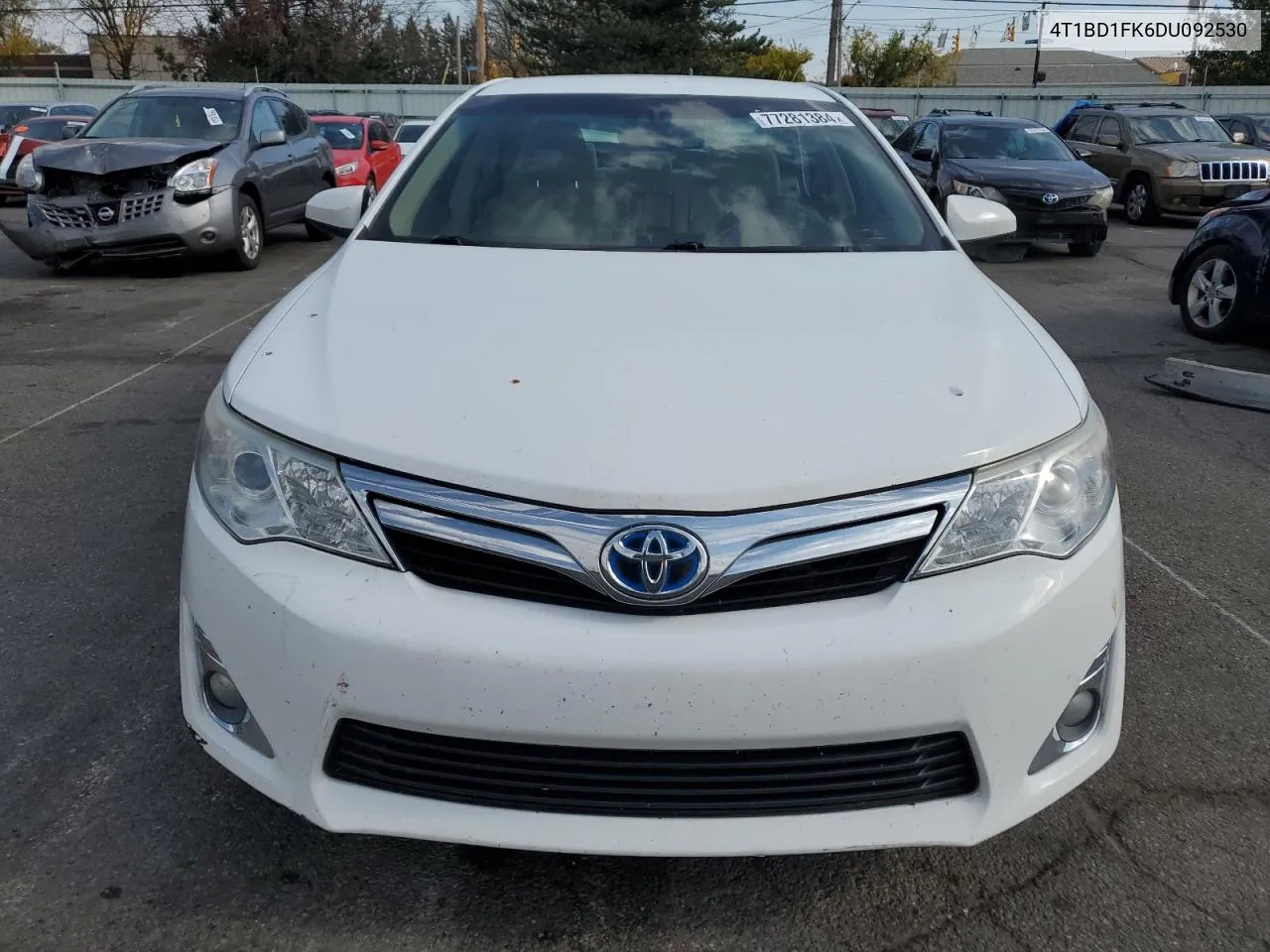 2013 Toyota Camry Hybrid VIN: 4T1BD1FK6DU092530 Lot: 77281384