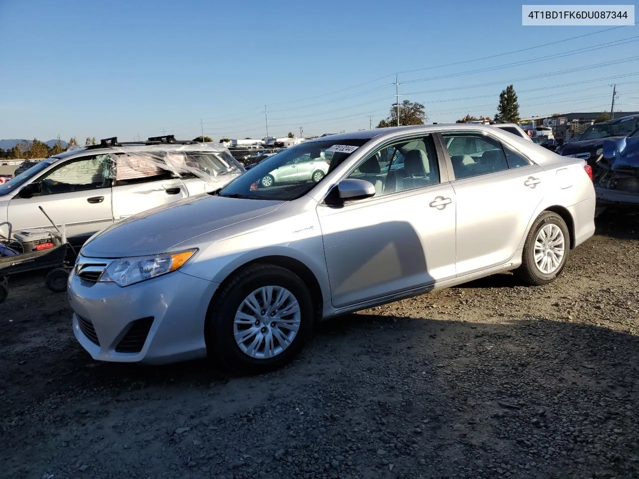 4T1BD1FK6DU087344 2013 Toyota Camry Hybrid