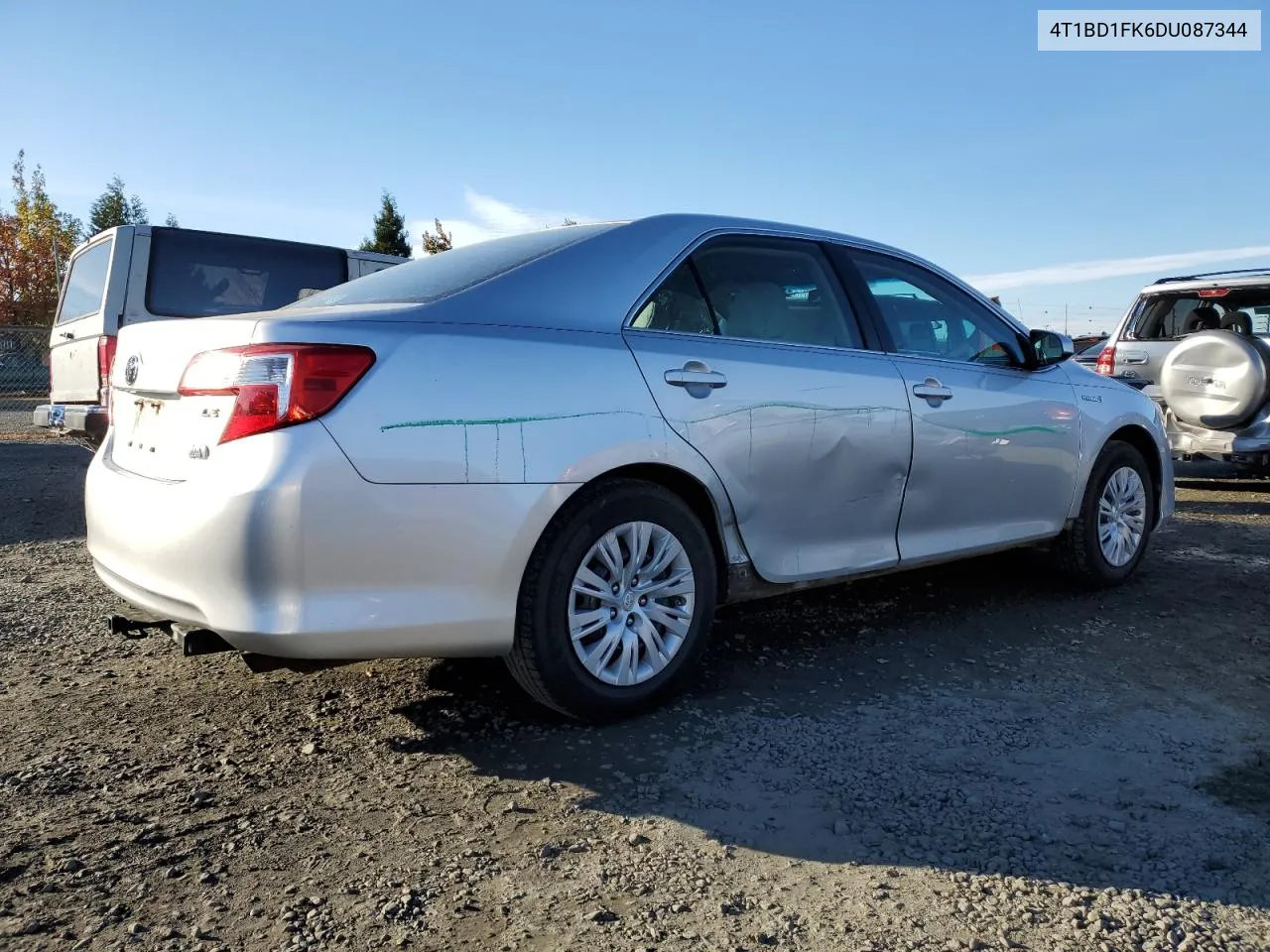 4T1BD1FK6DU087344 2013 Toyota Camry Hybrid