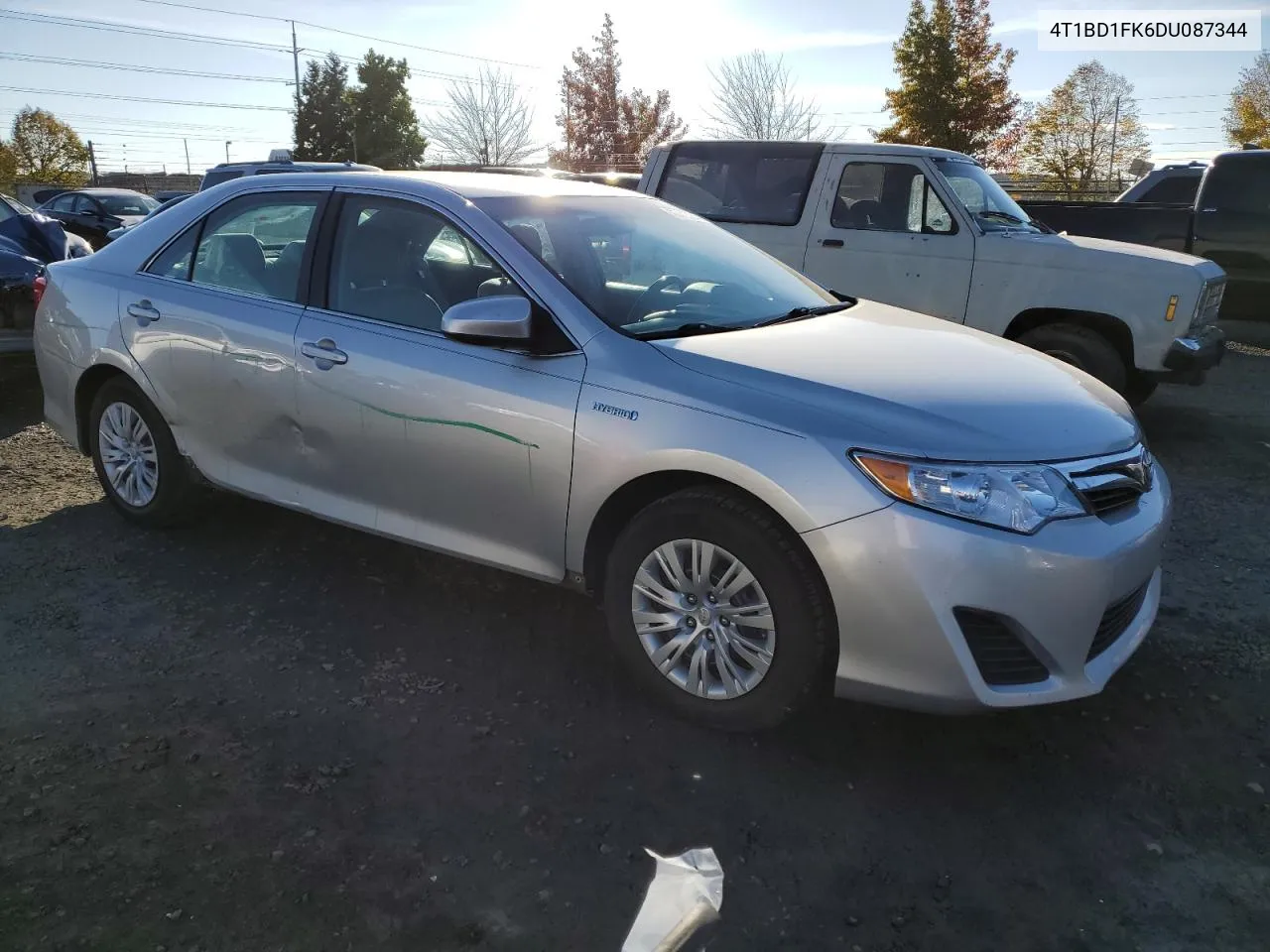 2013 Toyota Camry Hybrid VIN: 4T1BD1FK6DU087344 Lot: 77413244