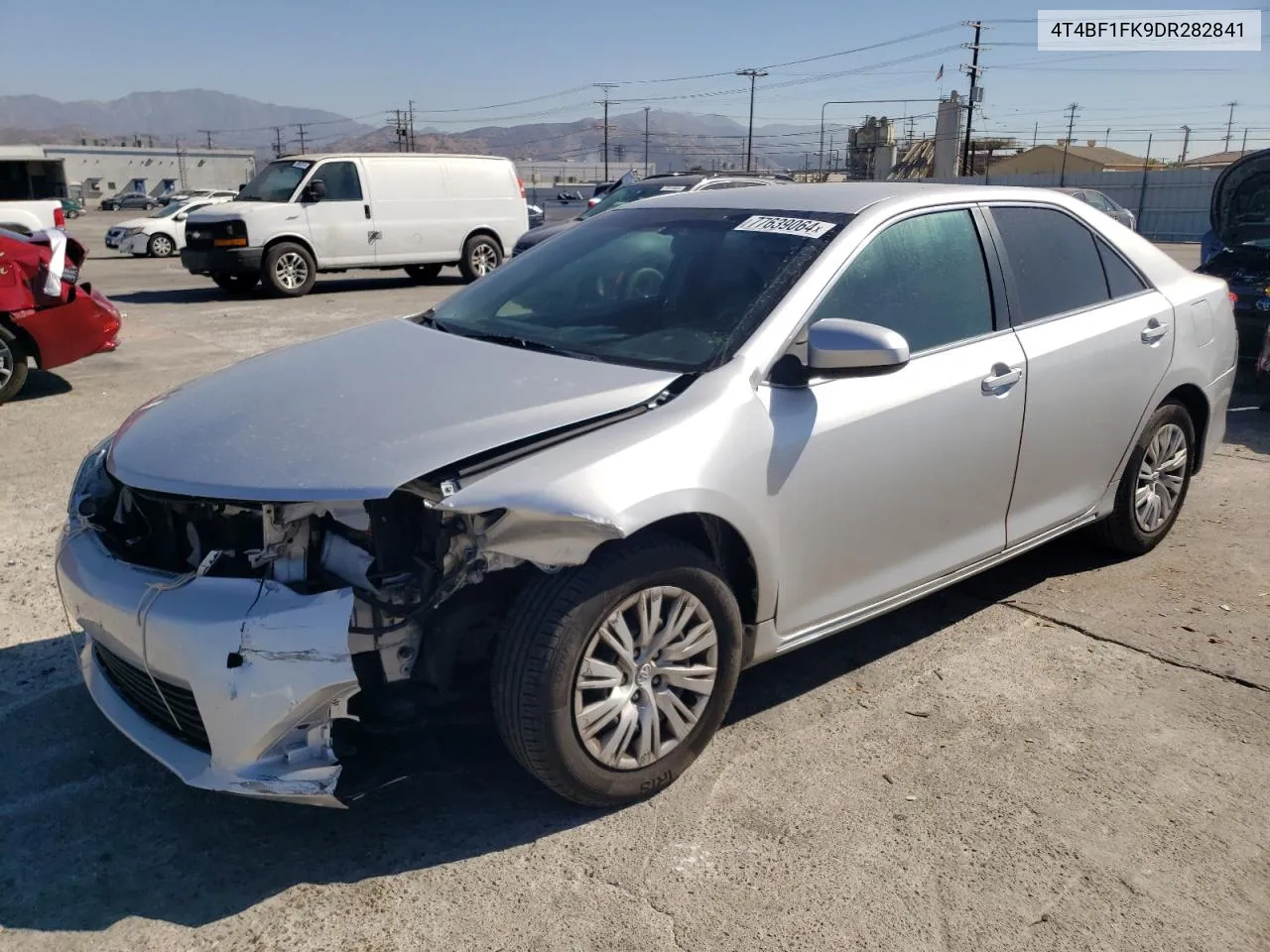 2013 Toyota Camry L VIN: 4T4BF1FK9DR282841 Lot: 77639064