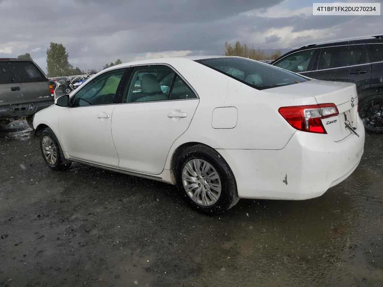 2013 Toyota Camry L VIN: 4T1BF1FK2DU270234 Lot: 77675504