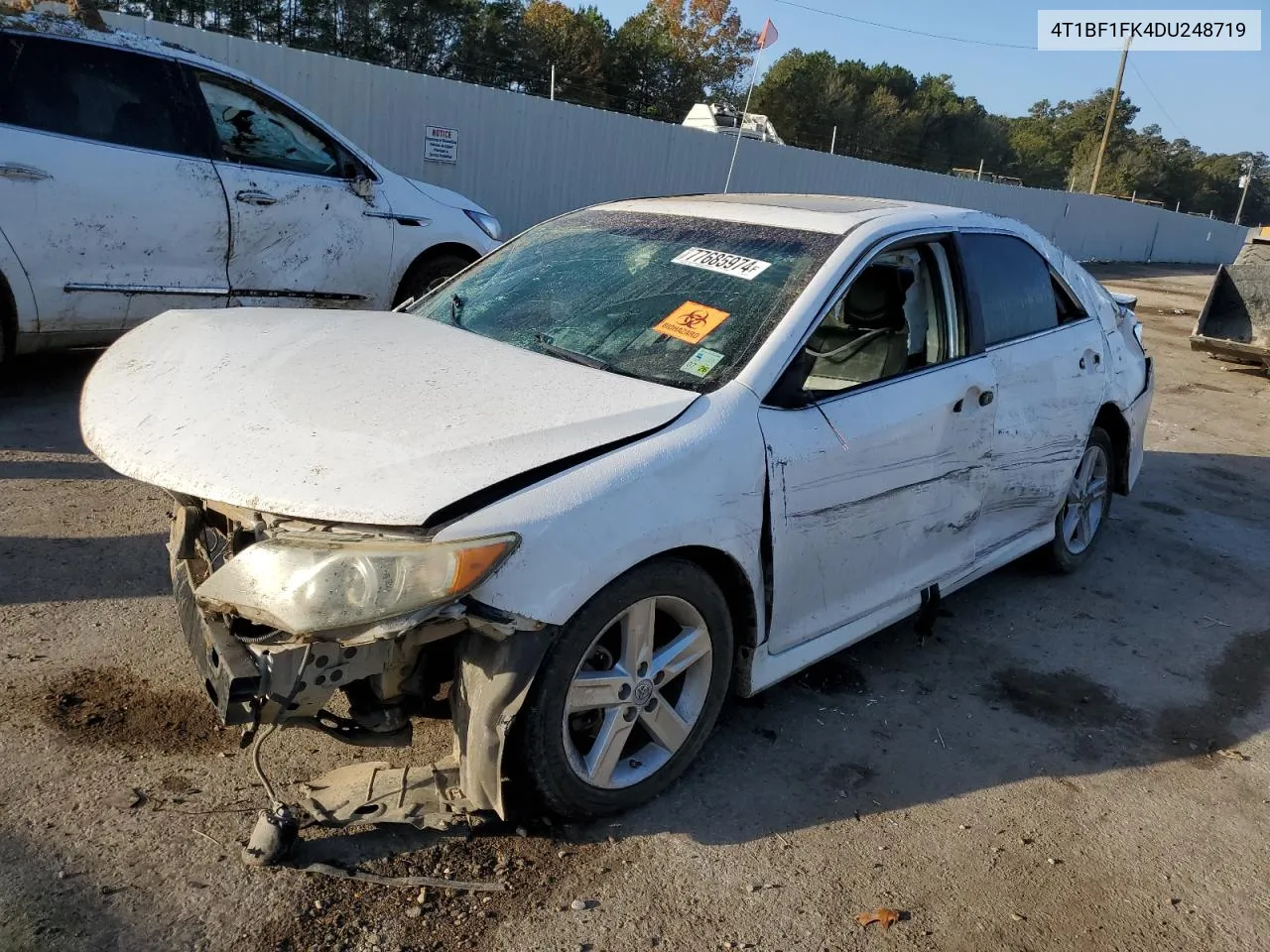 4T1BF1FK4DU248719 2013 Toyota Camry L