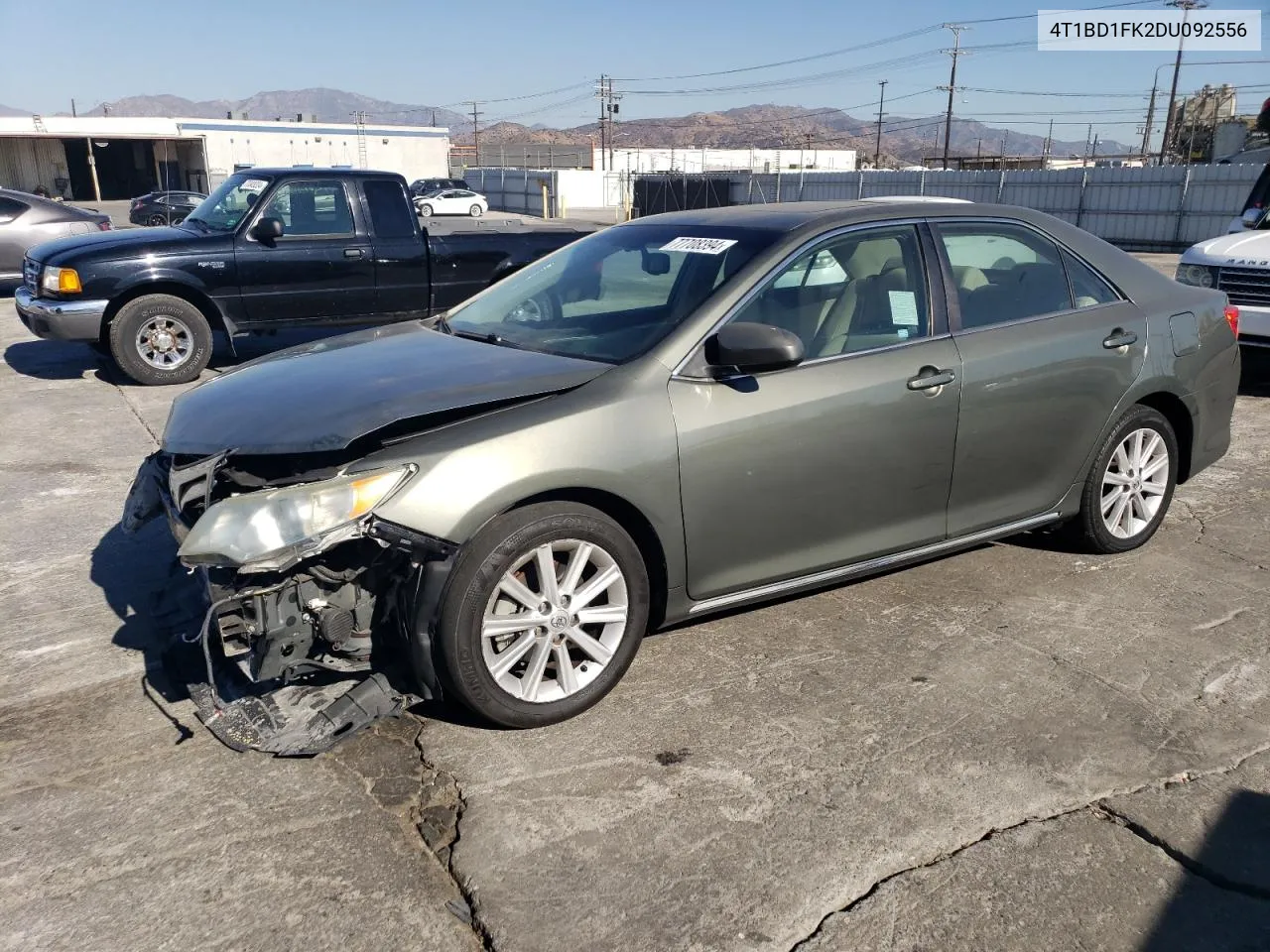 2013 Toyota Camry Hybrid VIN: 4T1BD1FK2DU092556 Lot: 77708394