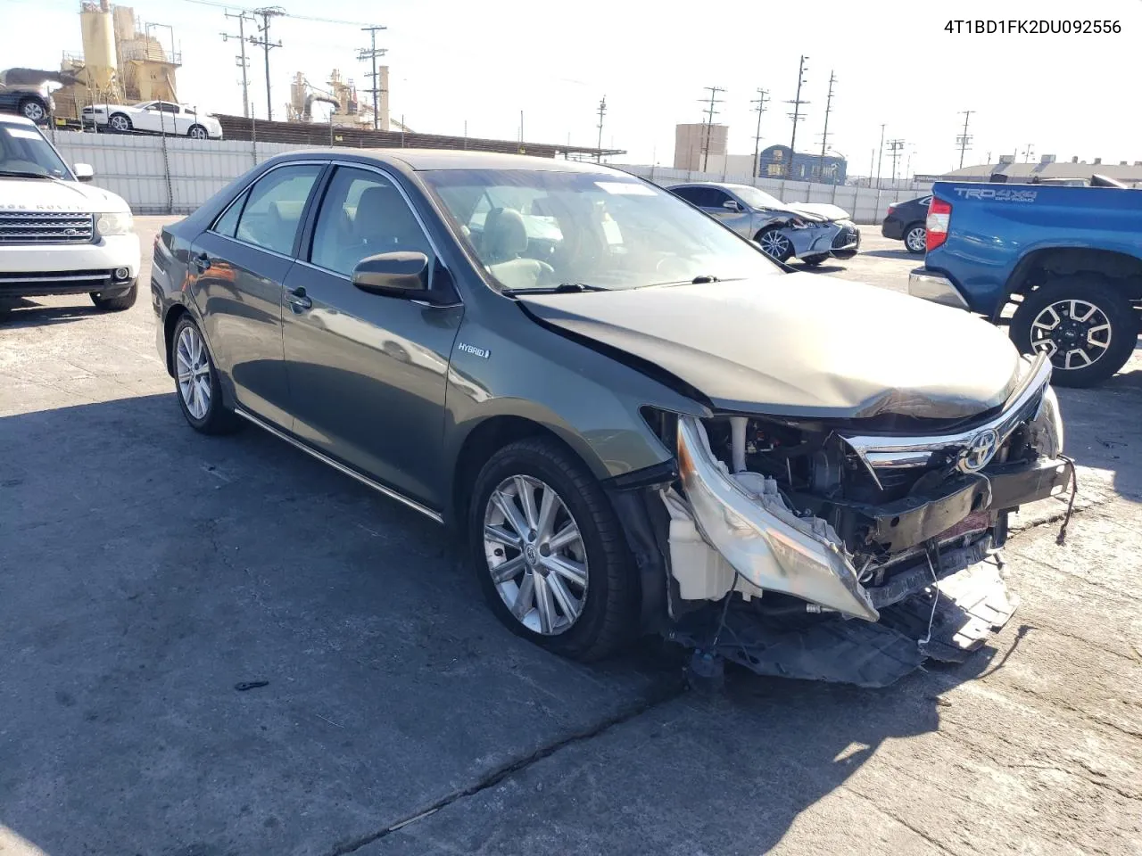 2013 Toyota Camry Hybrid VIN: 4T1BD1FK2DU092556 Lot: 77708394