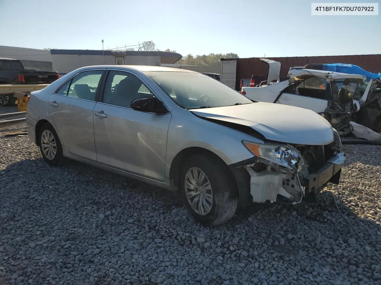 2013 Toyota Camry L VIN: 4T1BF1FK7DU707922 Lot: 77978054