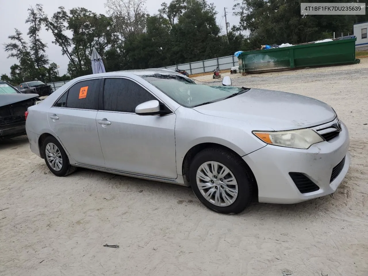 2013 Toyota Camry L VIN: 4T1BF1FK7DU235639 Lot: 78006564