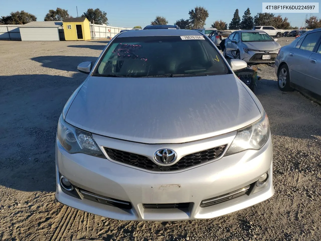 2013 Toyota Camry L VIN: 4T1BF1FK6DU224597 Lot: 78076104