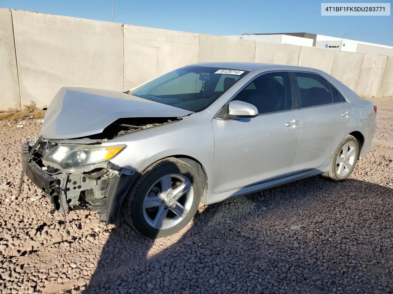 2013 Toyota Camry L VIN: 4T1BF1FK5DU283771 Lot: 78129714