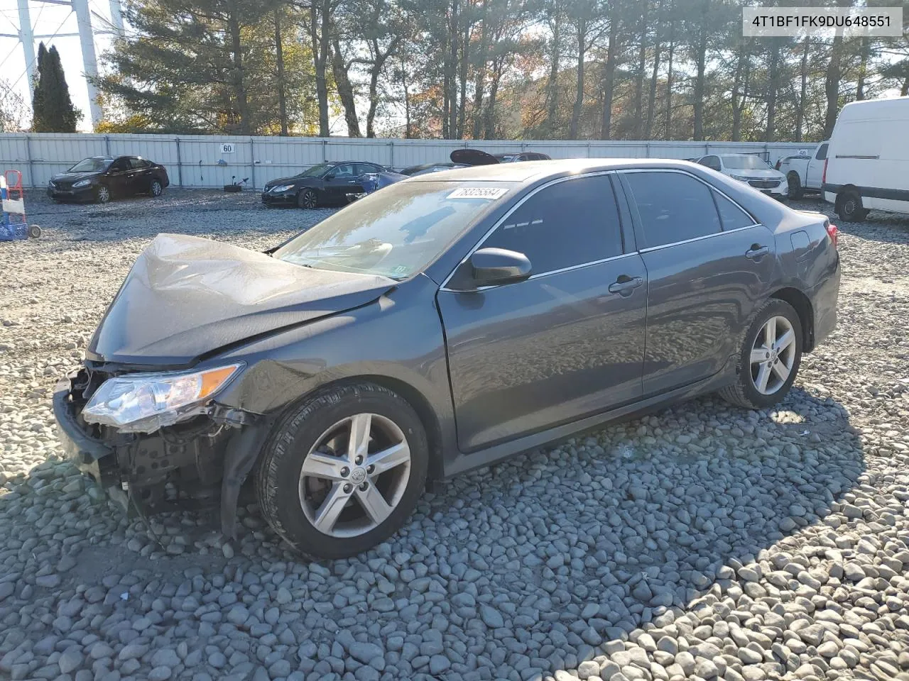 2013 Toyota Camry L VIN: 4T1BF1FK9DU648551 Lot: 78325584