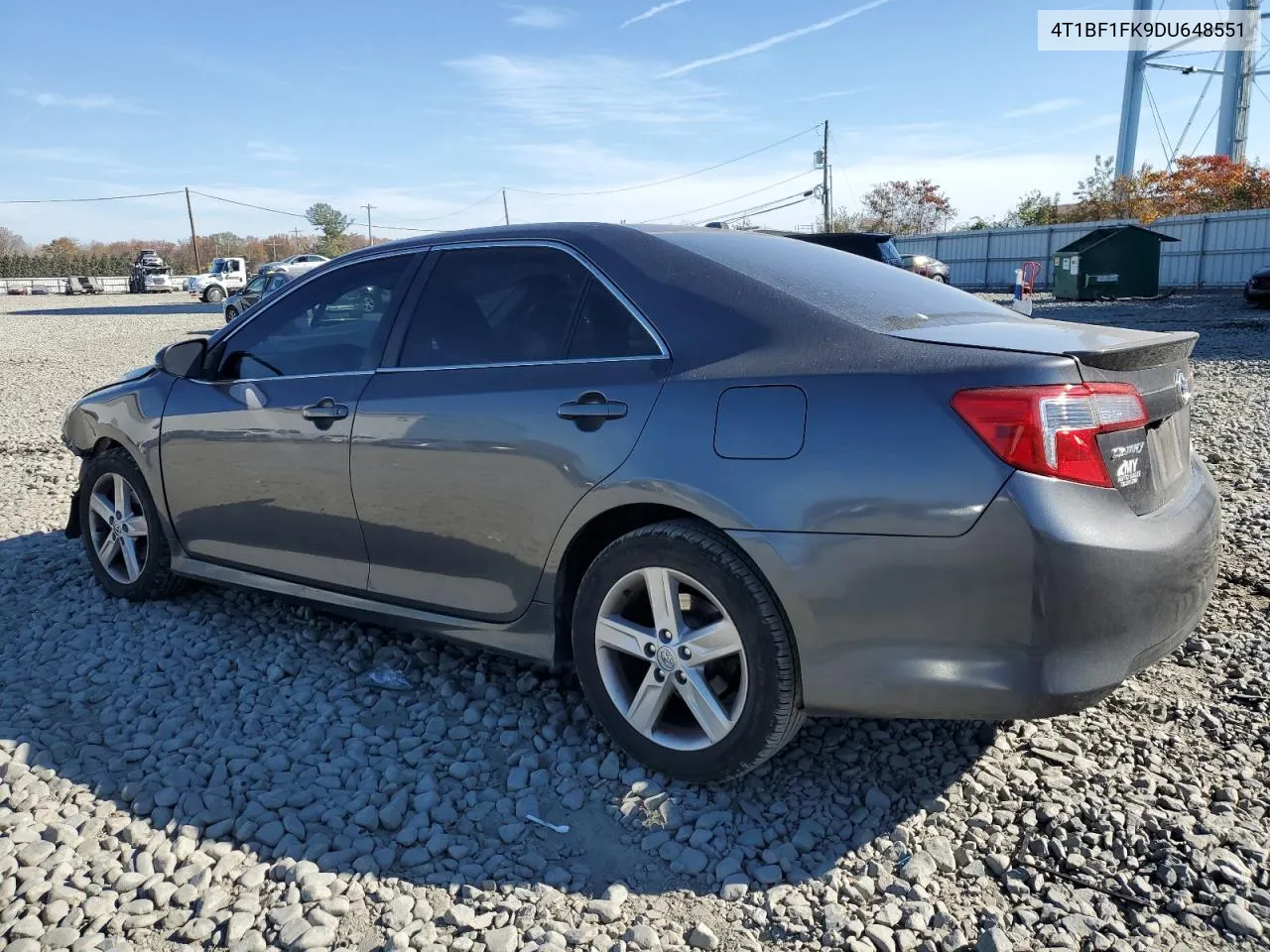 2013 Toyota Camry L VIN: 4T1BF1FK9DU648551 Lot: 78325584