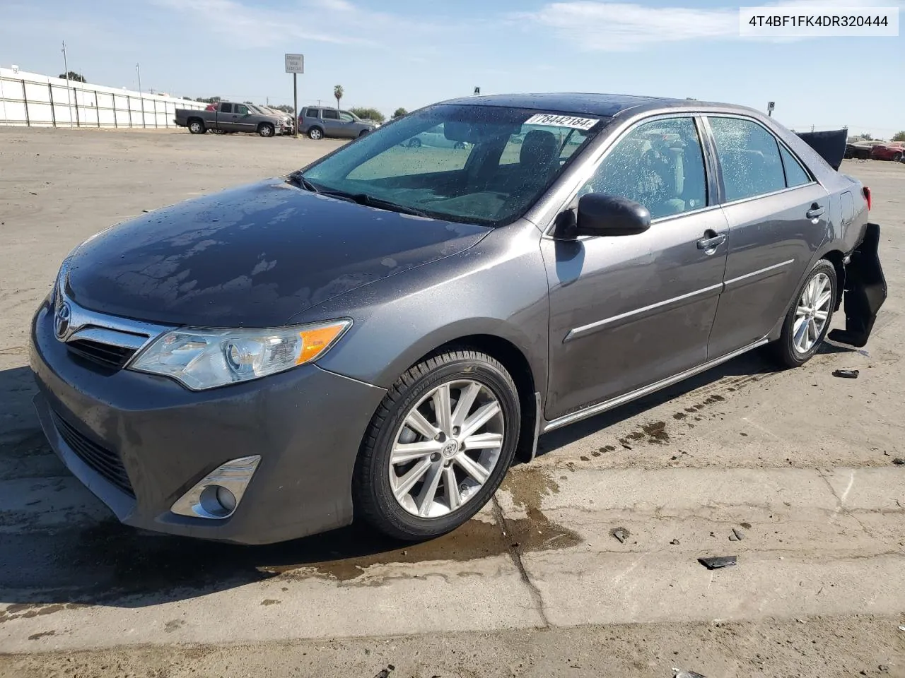 2013 Toyota Camry L VIN: 4T4BF1FK4DR320444 Lot: 78442184