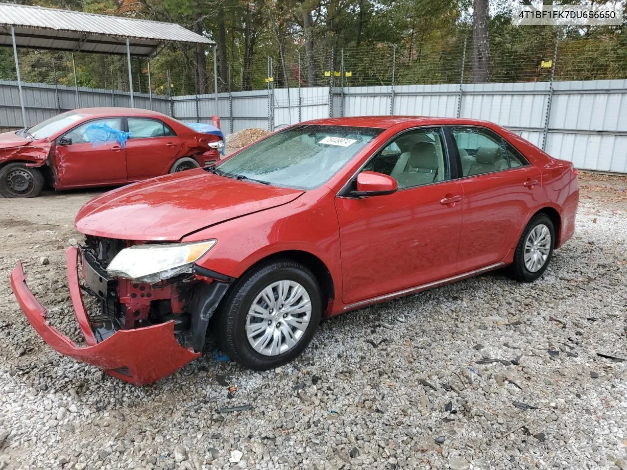 2013 Toyota Camry L VIN: 4T1BF1FK7DU656650 Lot: 78449974