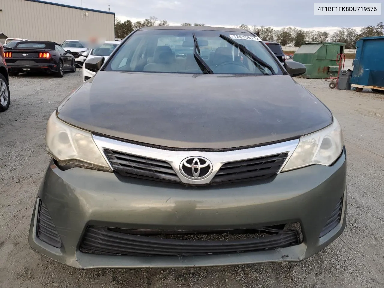 2013 Toyota Camry L VIN: 4T1BF1FK8DU719576 Lot: 78515674