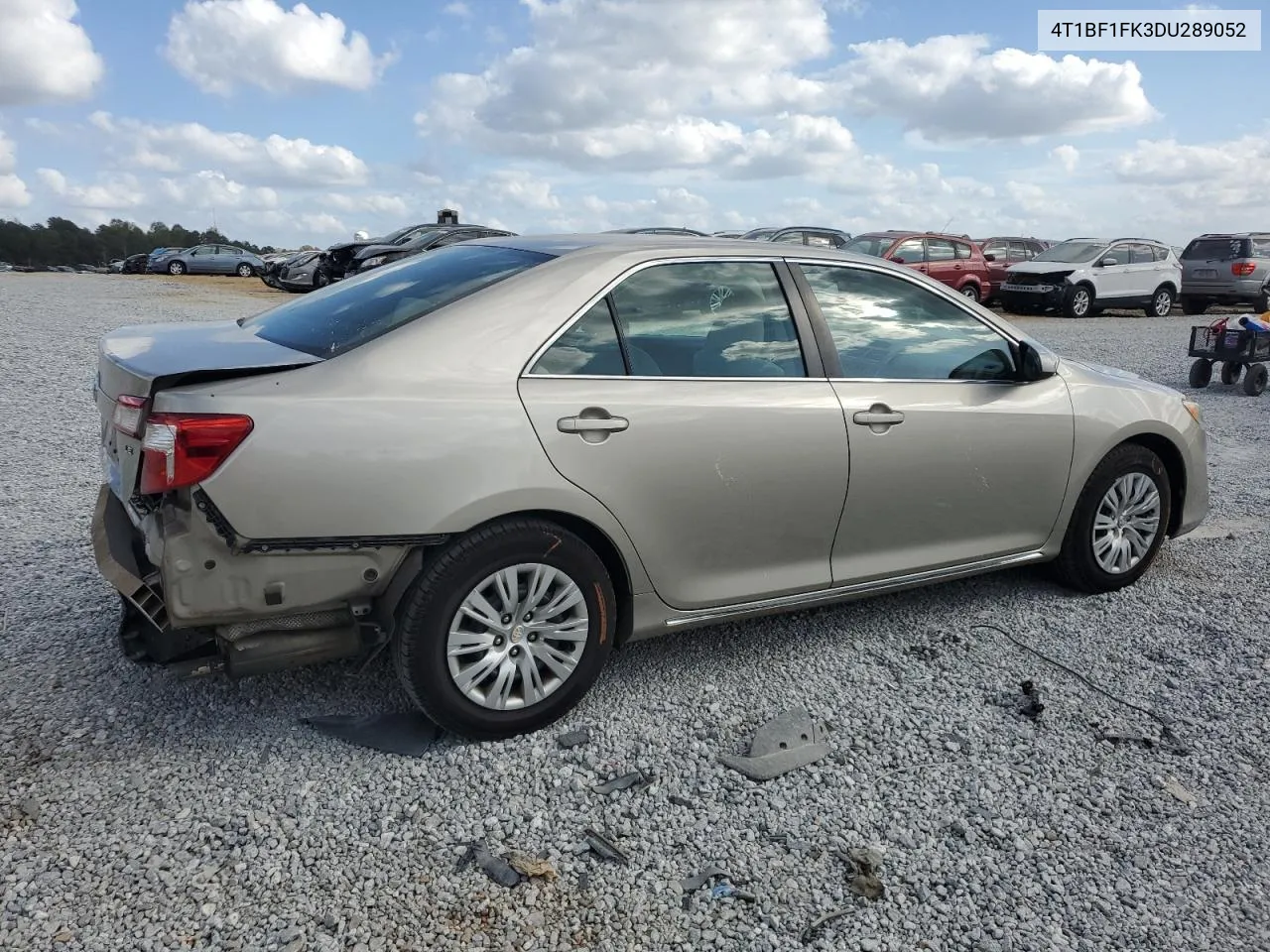 2013 Toyota Camry L VIN: 4T1BF1FK3DU289052 Lot: 78589384