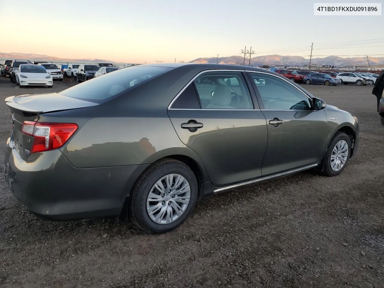 2013 Toyota Camry Hybrid VIN: 4T1BD1FKXDU091896 Lot: 79026864