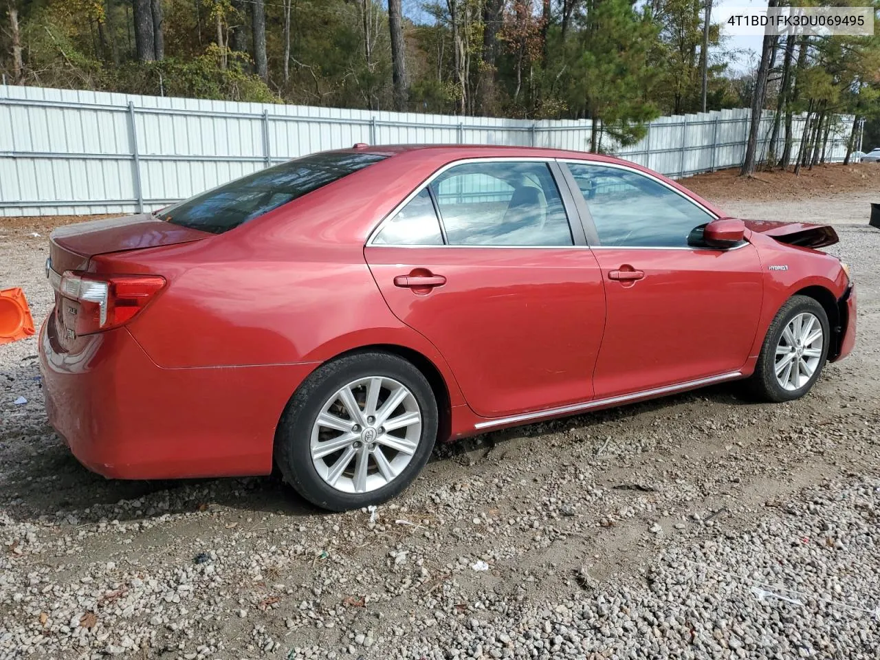 2013 Toyota Camry Hybrid VIN: 4T1BD1FK3DU069495 Lot: 79575114