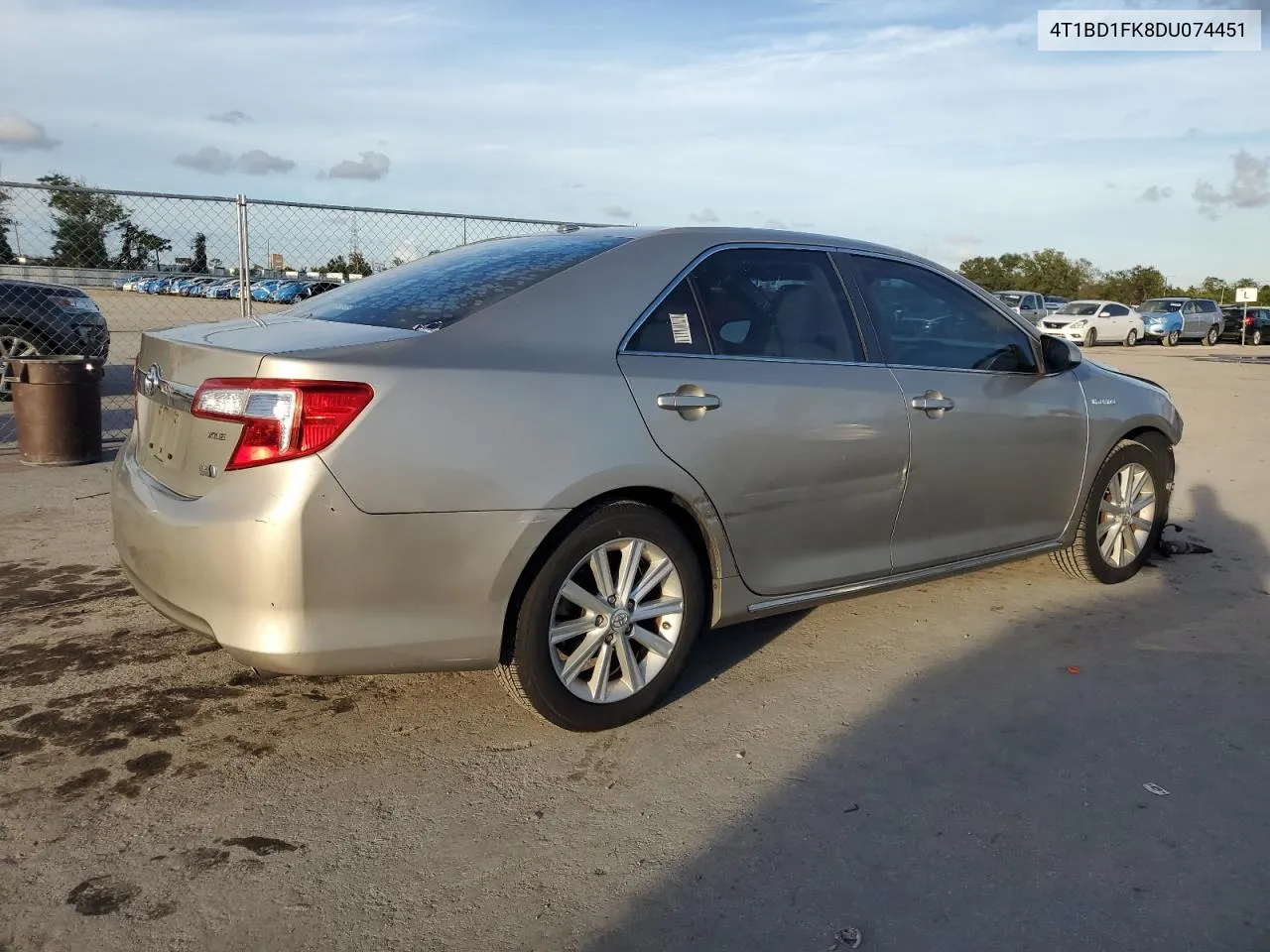 2013 Toyota Camry Hybrid VIN: 4T1BD1FK8DU074451 Lot: 79616844