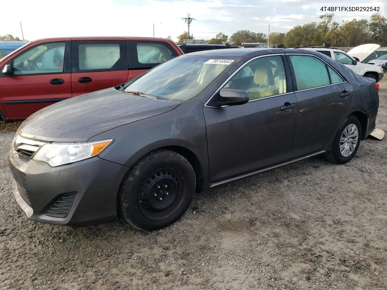 2013 Toyota Camry L VIN: 4T4BF1FK5DR292542 Lot: 79818564