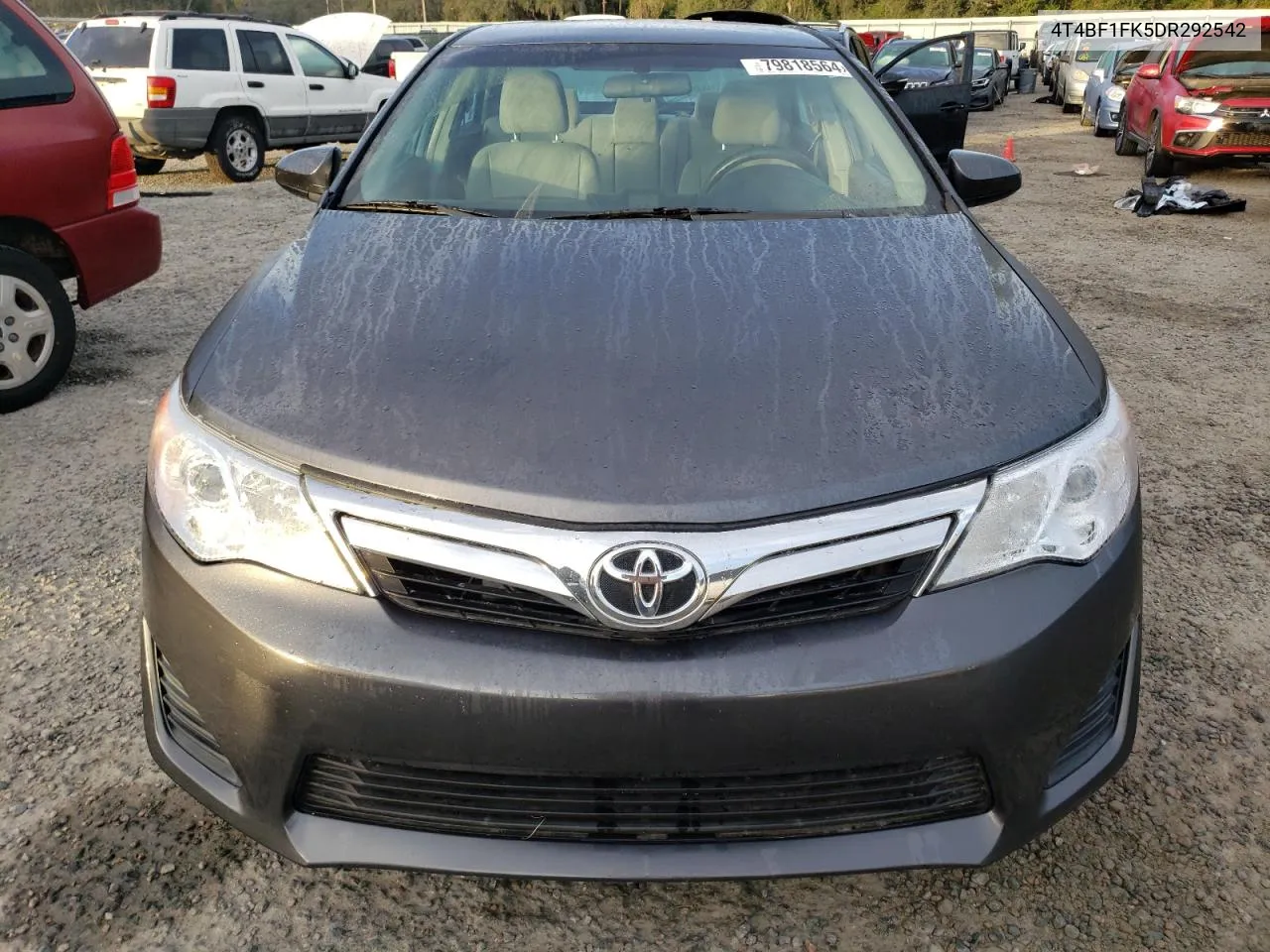 2013 Toyota Camry L VIN: 4T4BF1FK5DR292542 Lot: 79818564