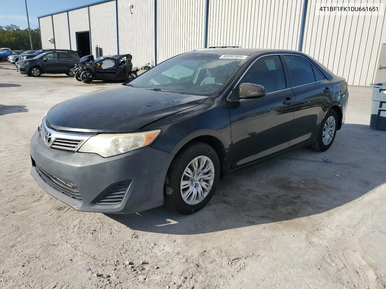 2013 Toyota Camry L VIN: 4T1BF1FK1DU661651 Lot: 80092804