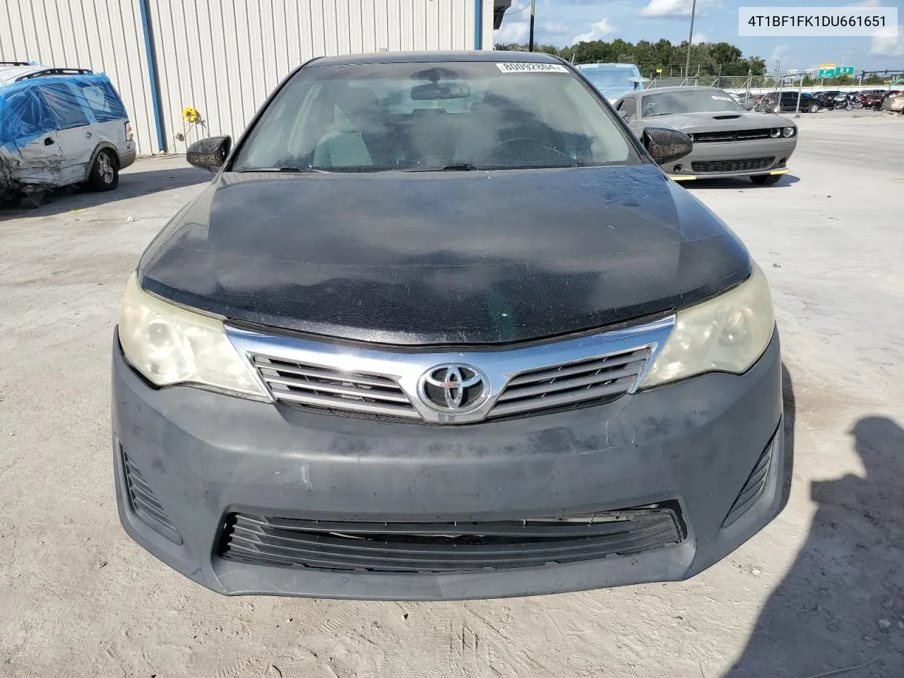 2013 Toyota Camry L VIN: 4T1BF1FK1DU661651 Lot: 80092804