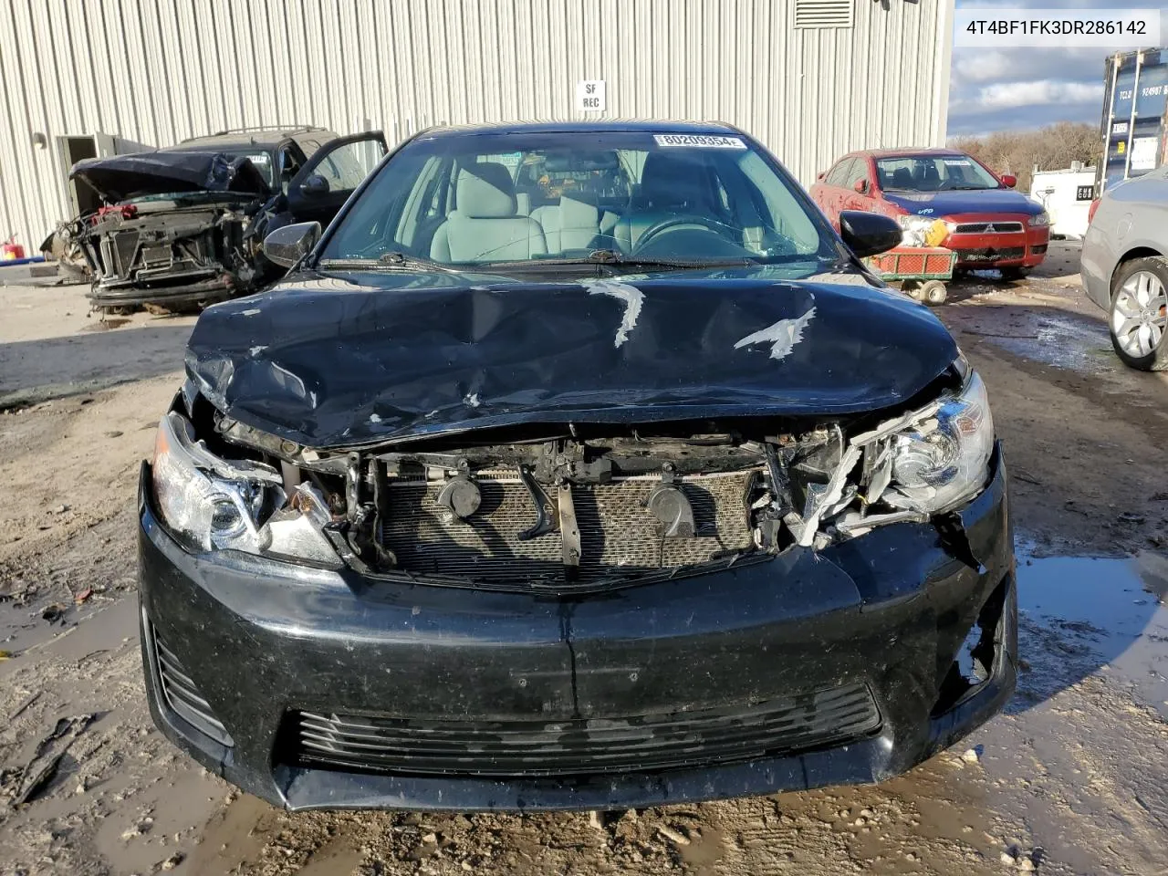 2013 Toyota Camry L VIN: 4T4BF1FK3DR286142 Lot: 80209354