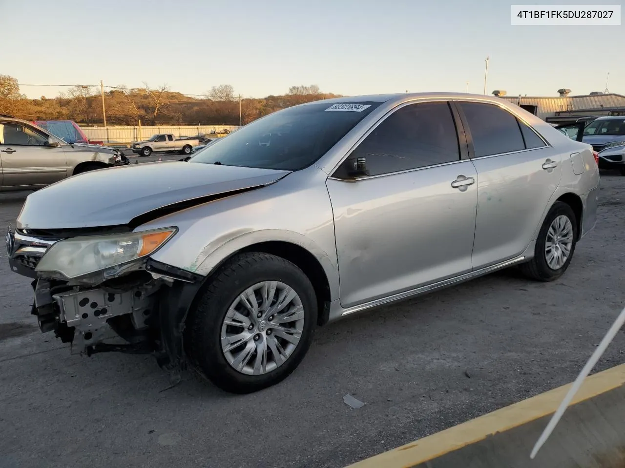 2013 Toyota Camry L VIN: 4T1BF1FK5DU287027 Lot: 80323994