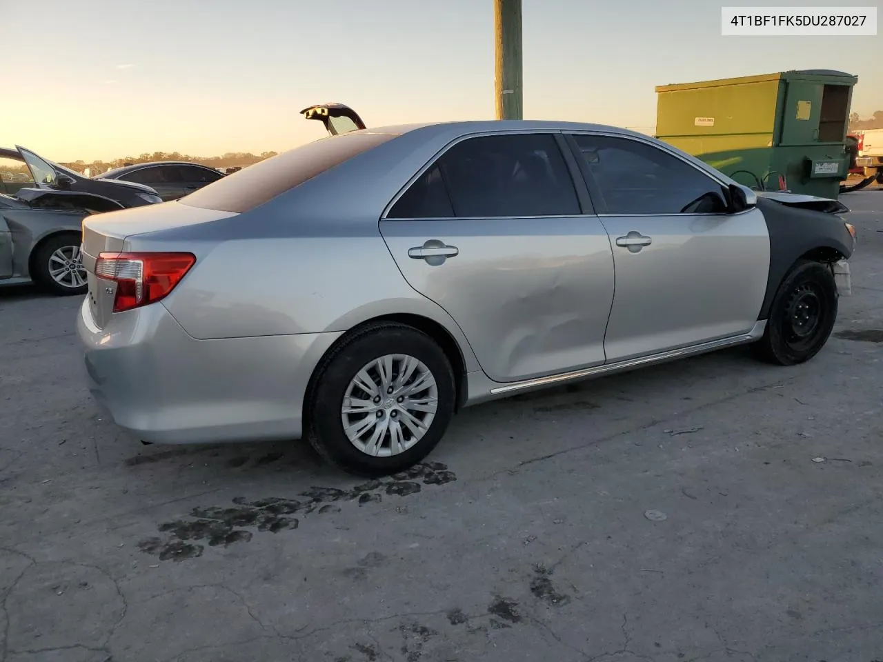 2013 Toyota Camry L VIN: 4T1BF1FK5DU287027 Lot: 80323994