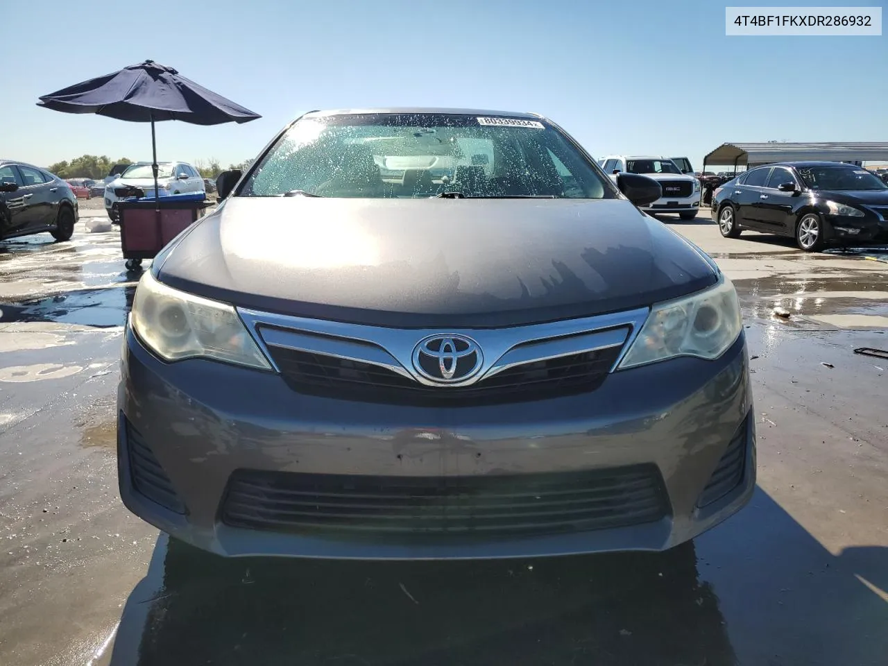 2013 Toyota Camry L VIN: 4T4BF1FKXDR286932 Lot: 80339934