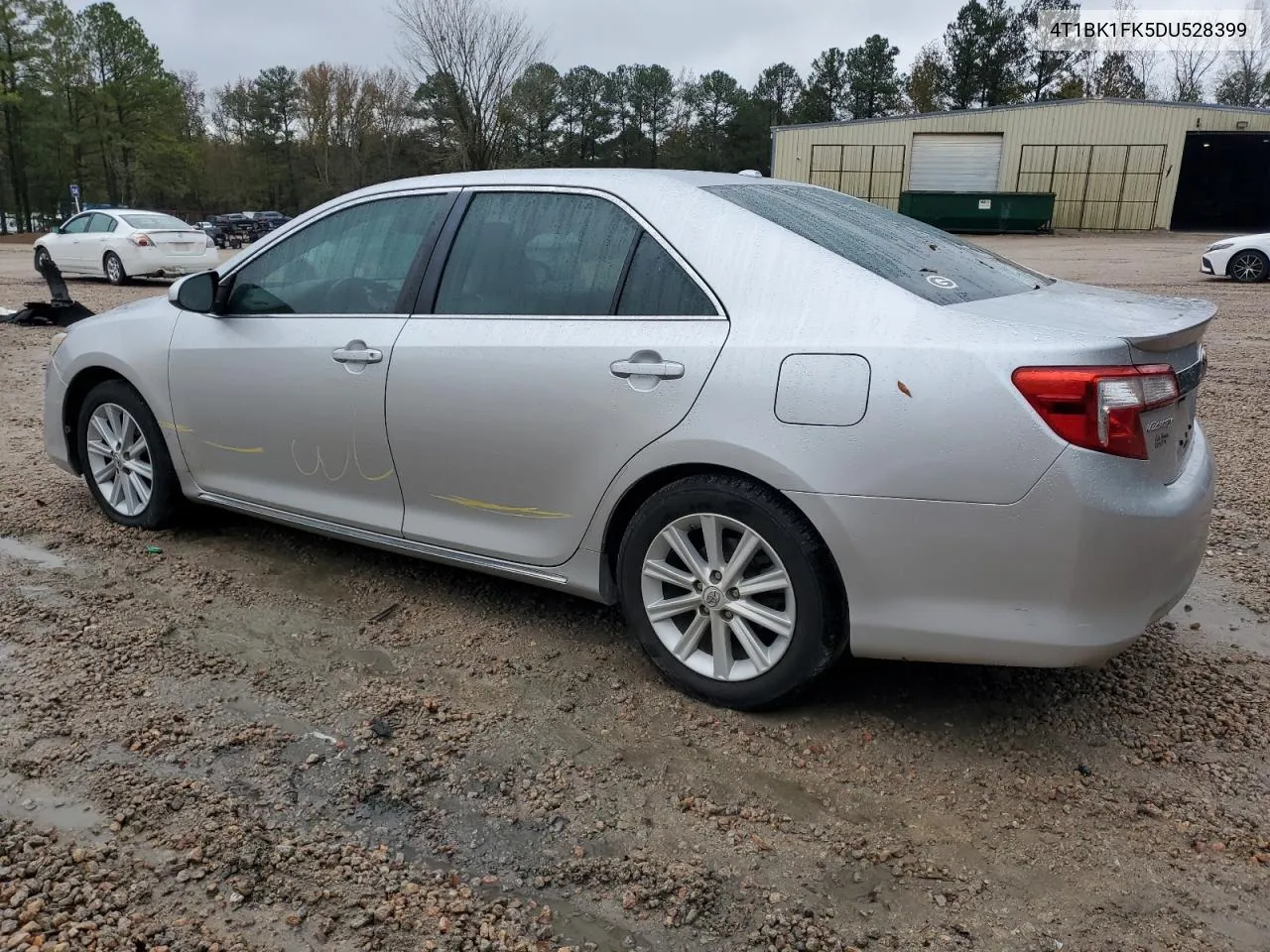 2013 Toyota Camry Se VIN: 4T1BK1FK5DU528399 Lot: 80989454