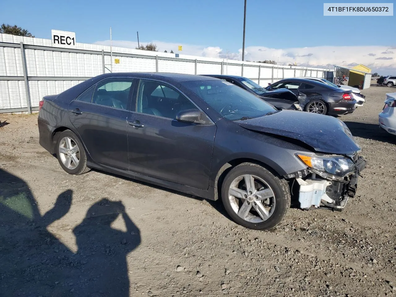 2013 Toyota Camry L VIN: 4T1BF1FK8DU650372 Lot: 81003314