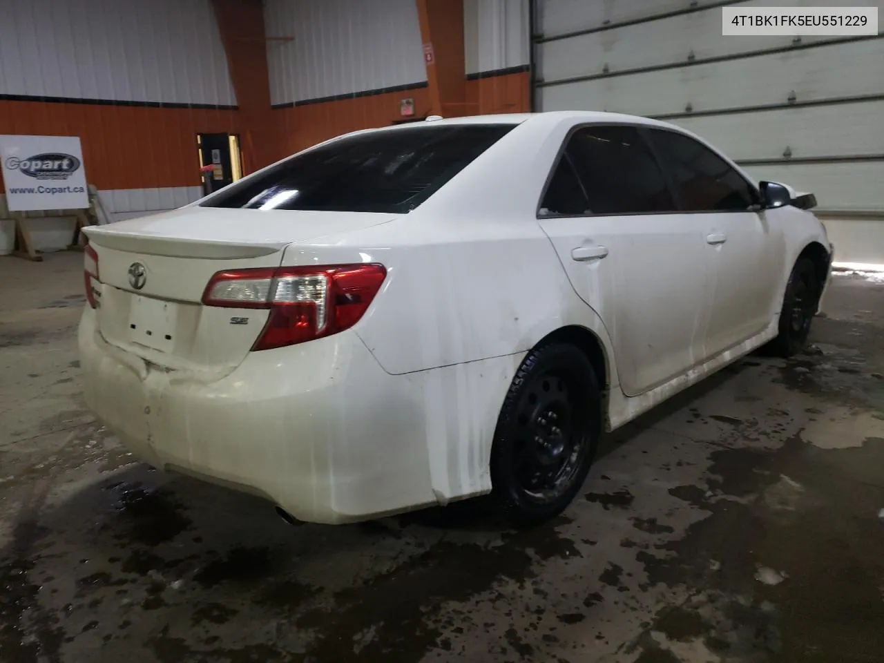 4T1BK1FK5EU551229 2014 Toyota Camry Se