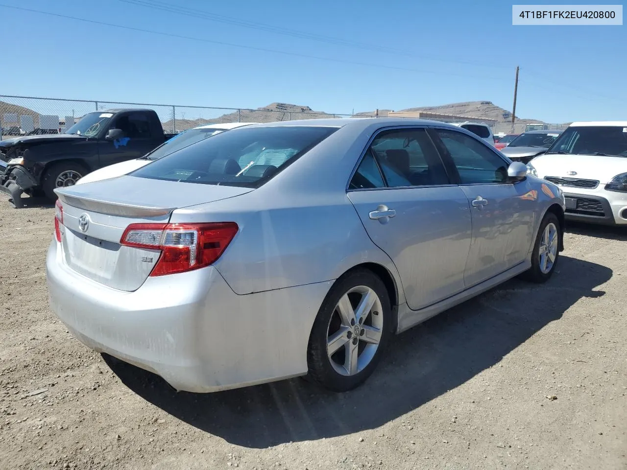 2014 Toyota Camry L VIN: 4T1BF1FK2EU420800 Lot: 51068194