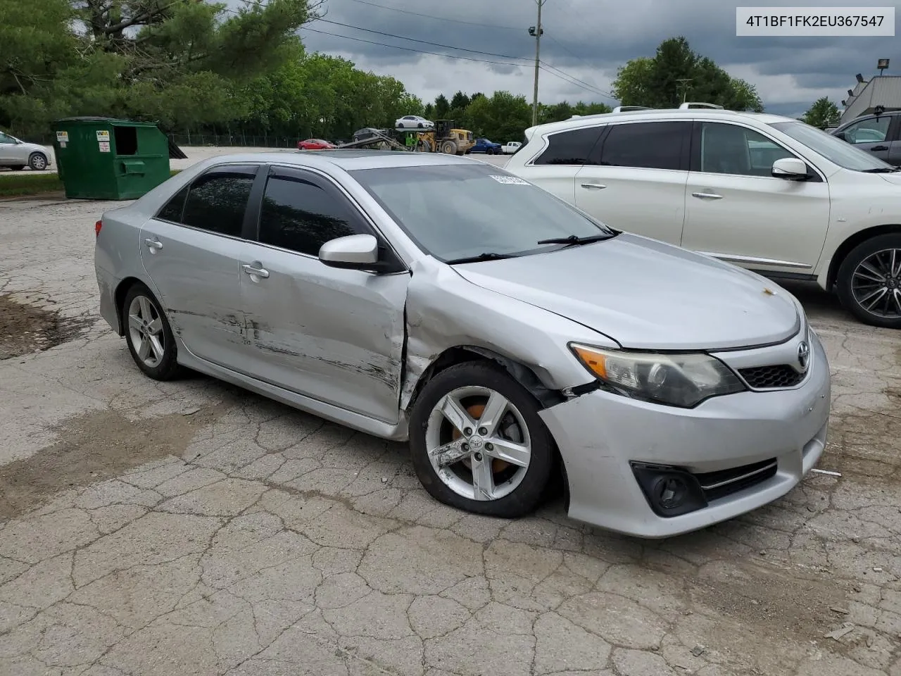 2014 Toyota Camry L VIN: 4T1BF1FK2EU367547 Lot: 53779134