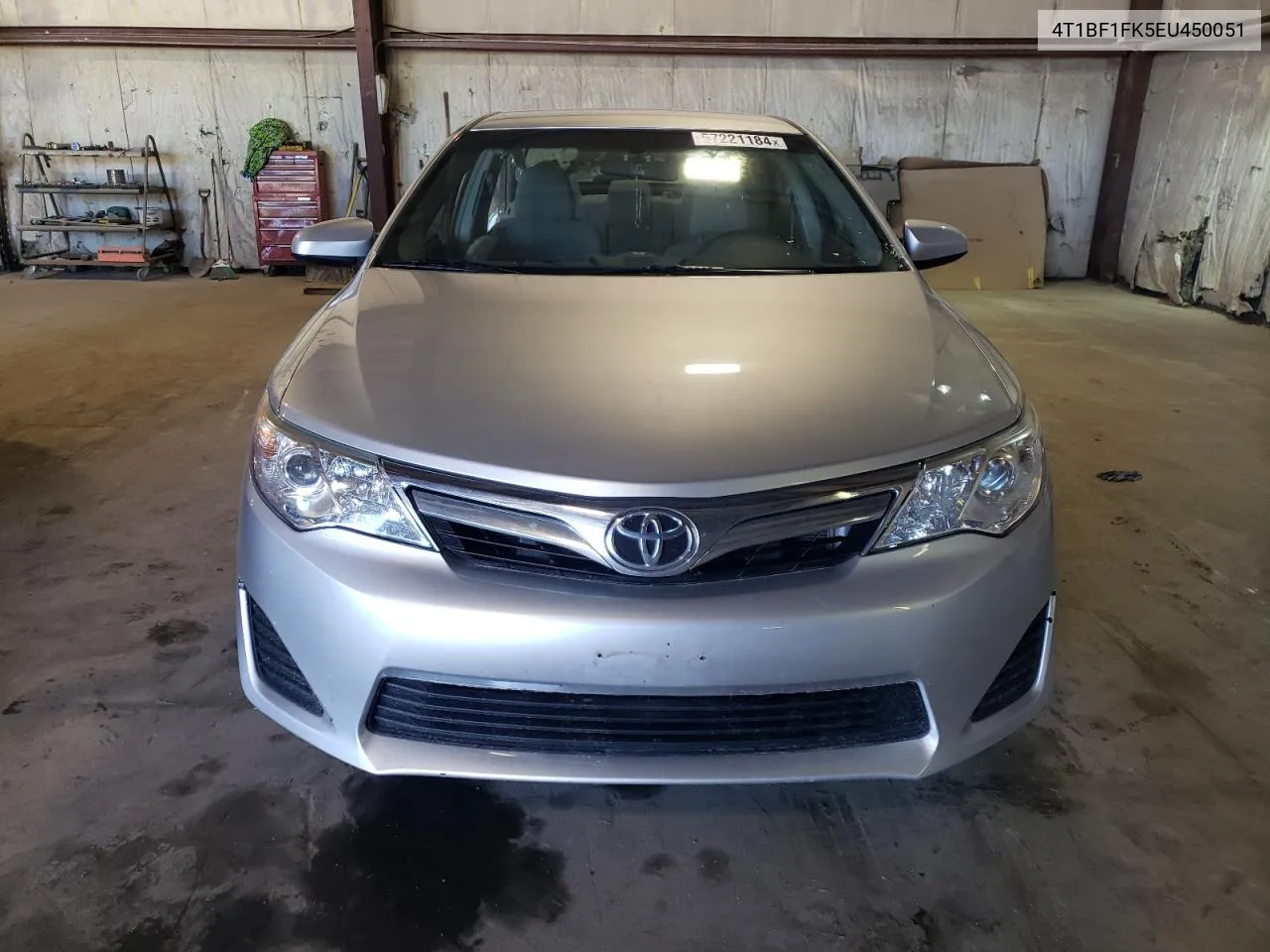 2014 Toyota Camry L VIN: 4T1BF1FK5EU450051 Lot: 57221184