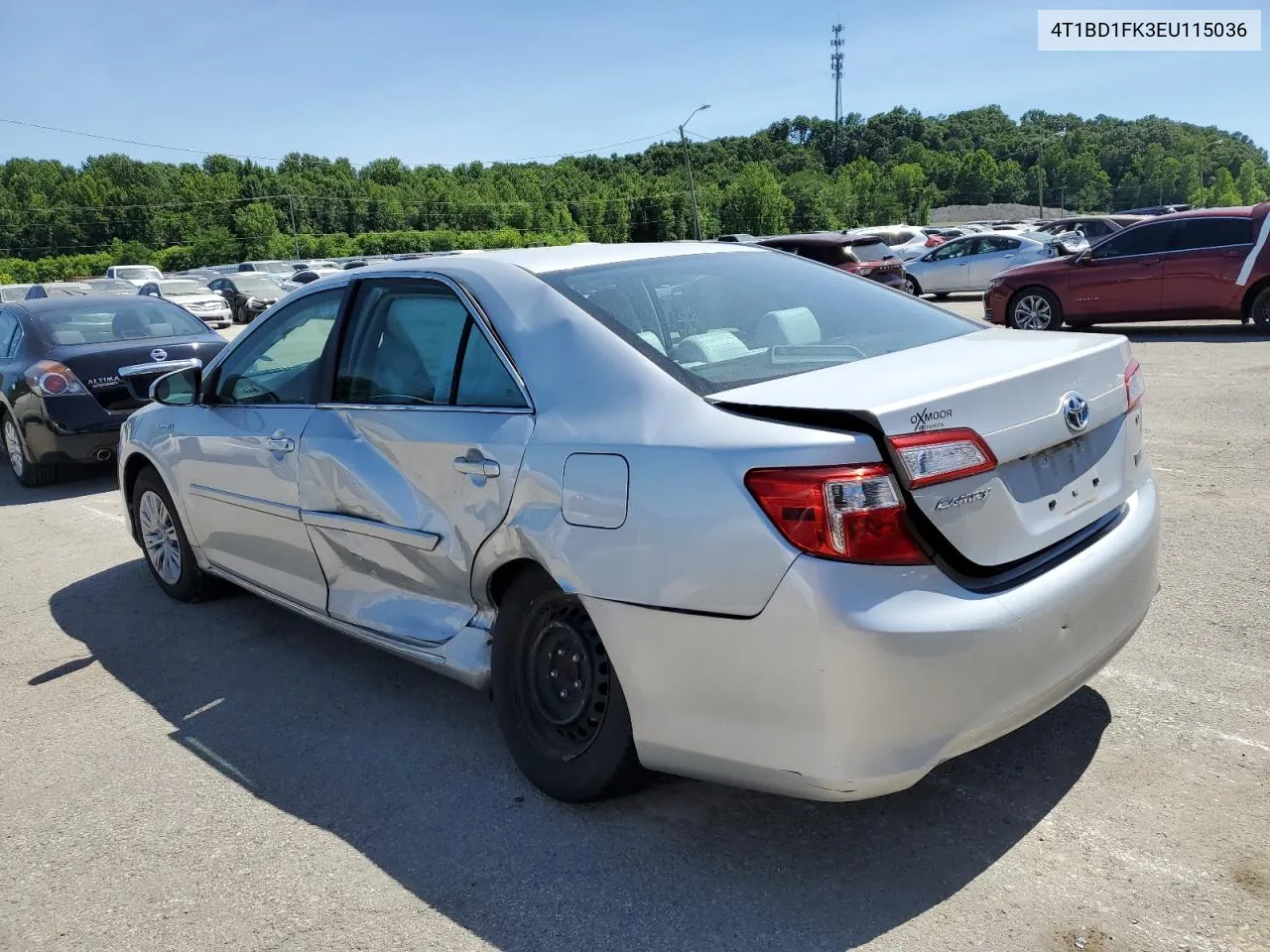 4T1BD1FK3EU115036 2014 Toyota Camry Hybrid