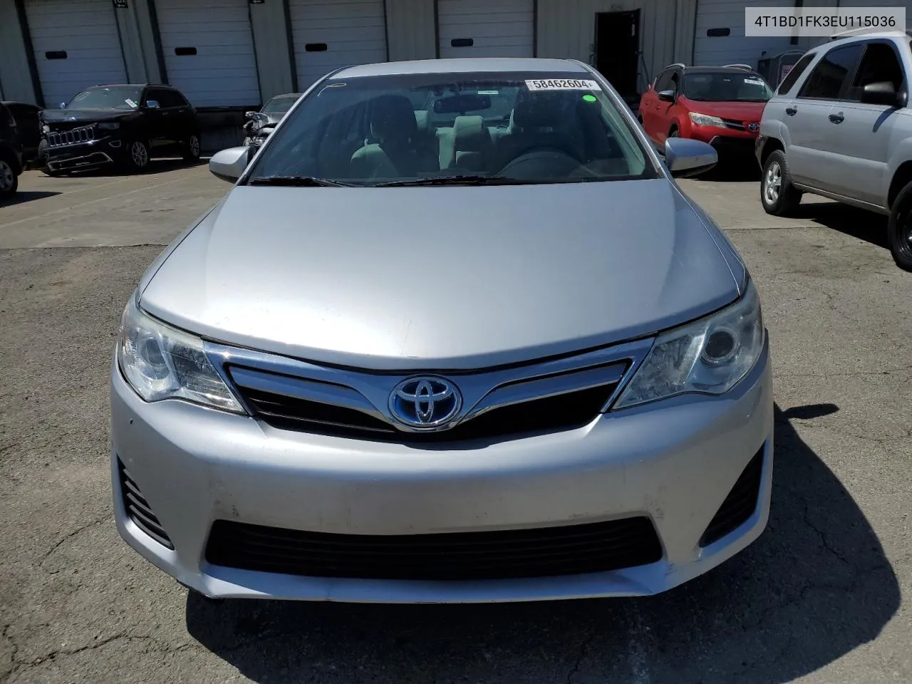 2014 Toyota Camry Hybrid VIN: 4T1BD1FK3EU115036 Lot: 58462604