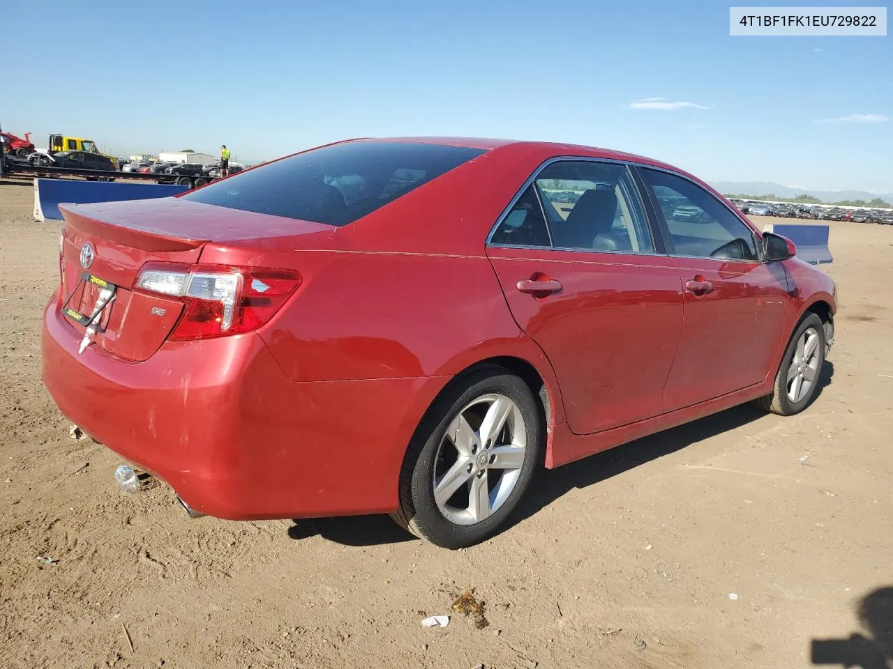 2014 Toyota Camry L VIN: 4T1BF1FK1EU729822 Lot: 58851924