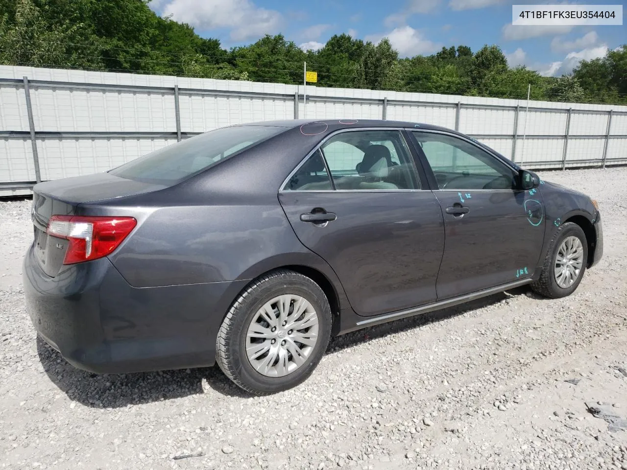 2014 Toyota Camry L VIN: 4T1BF1FK3EU354404 Lot: 59569794